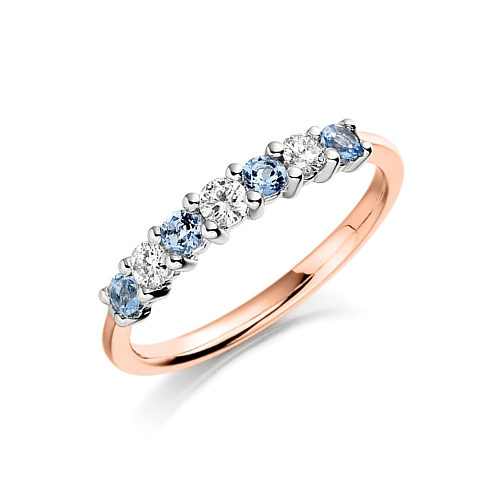 4 Prong Round Rose Gold Curated Lab Grown Diamond Rings