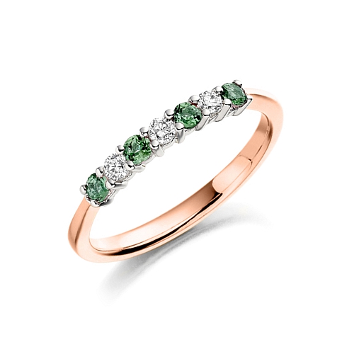 4 Prong Round Rose Gold Curated Lab Grown Diamond Rings