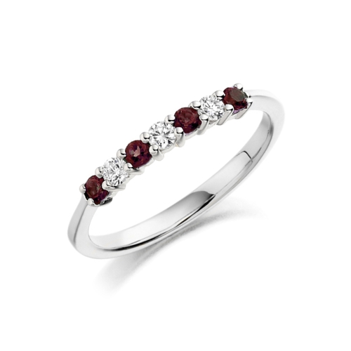 4 Prong Round Curated Naturally Mined Gemstone Diamond Rings