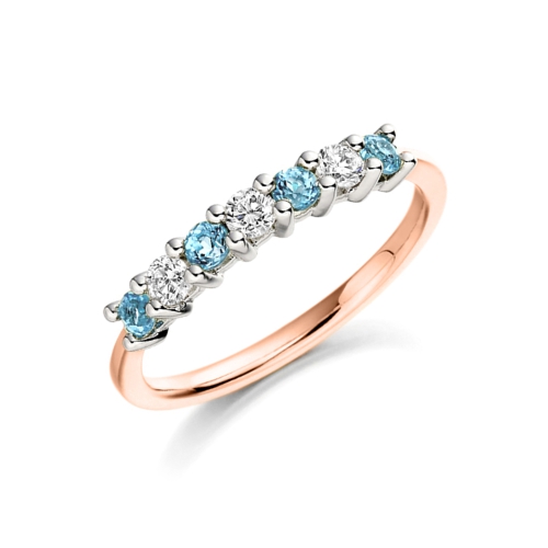 4 Prong Round Rose Gold Celeste Lab Grown Diamond Rings