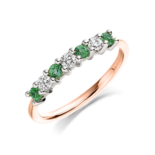 4 Prong Round Rose Gold Celeste Lab Grown Diamond Rings