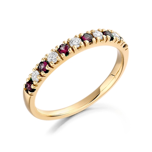4 Prong Round Rose Gold Graceful Lab Grown Diamond Rings