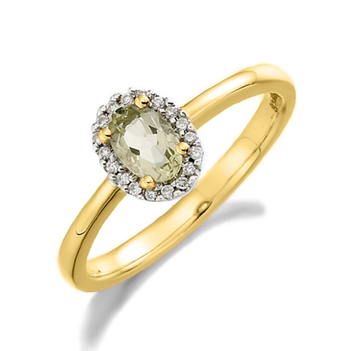 4 Prong Oval Yellow Gold Enchanting Lab Grown Diamond Engagement Rings