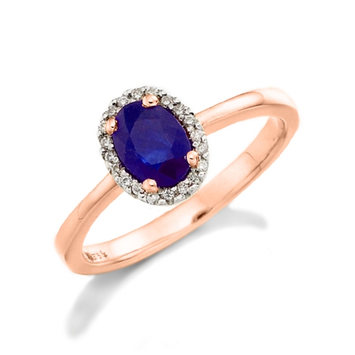 4 Prong Oval Rose Gold Dream Lab Grown Diamond Engagement Rings