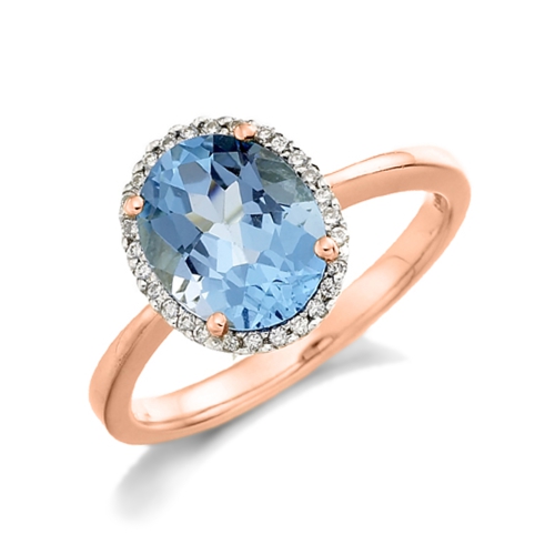 4 Prong Oval Rose Gold Heavenly Lab Grown Diamond Engagement Rings