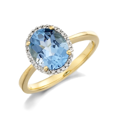 4 Prong Oval Yellow Gold Heavenly Lab Grown Diamond Engagement Rings
