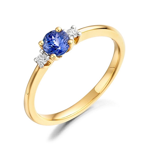 4 Prong Oval Yellow Gold Whisper Lab Grown Diamond Engagement Rings