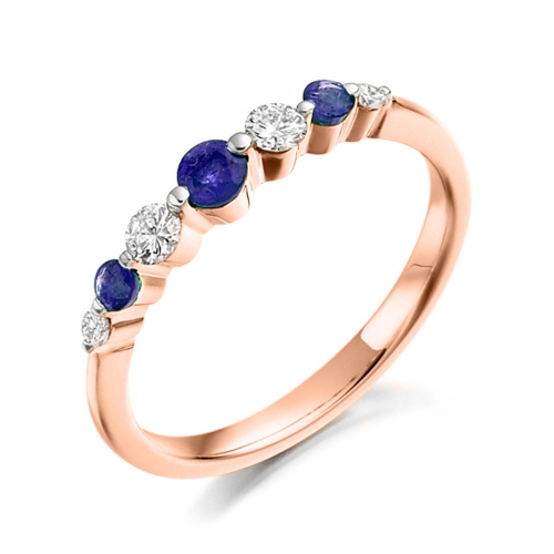 4 Prong Round Rose Gold Prestige Lab Grown Diamond Engagement Rings
