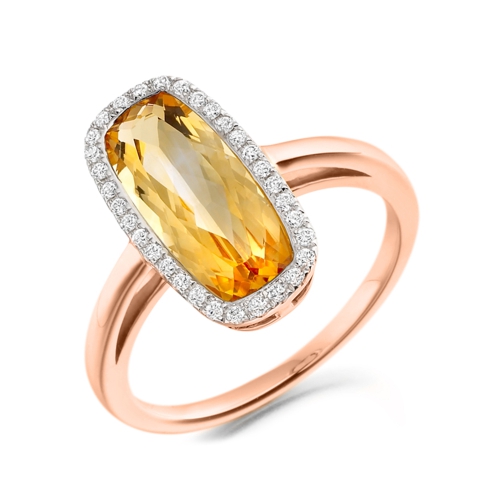 4 Prong Cushion Rose Gold Enduring Lab Grown Diamond Rings