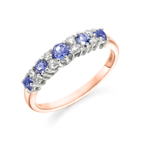 4 Prong Round Rose Gold Opulent Lab Grown Diamond Rings