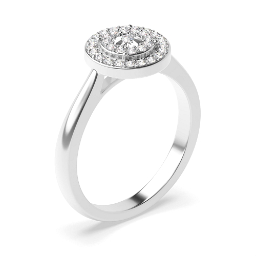 4 Prong Round Everlasting Engagement Rings