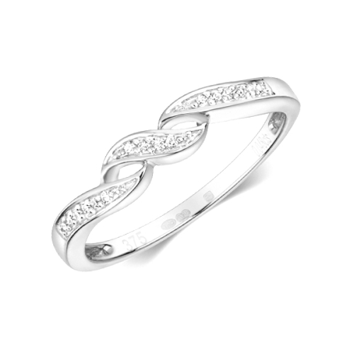 Pave Setting Round Cluster Diamond Rings