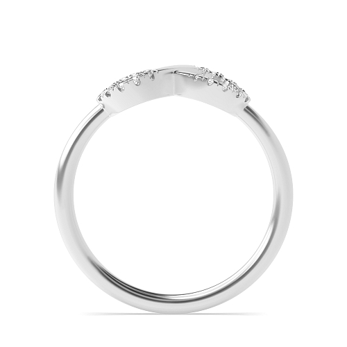 4 Prong Round Infinity Naturally Mined Diamond Engagement Rings