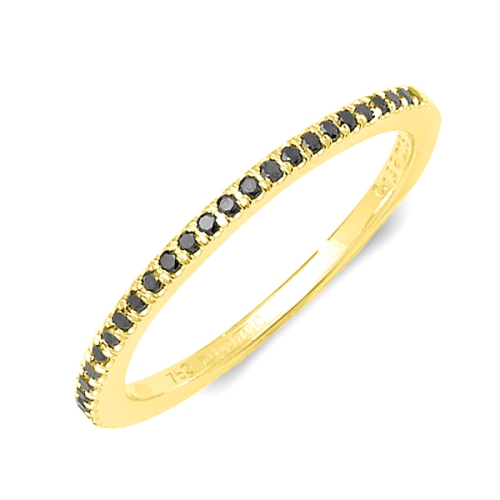 4 Prong Round Yellow Gold Zenith Lab Grown Diamond Eternity Engagement Rings