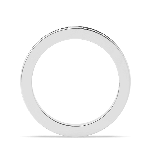 Channel Setting Round/Baguette Seven spark Diamond Rings