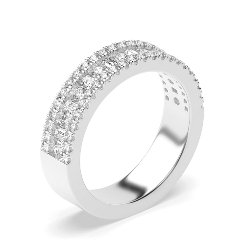 Channel Setting Round/Baguette Nova monogem Diamond Rings