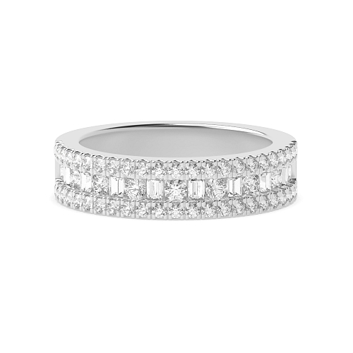 Channel Setting Round/Baguette Nova monogem Diamond Rings