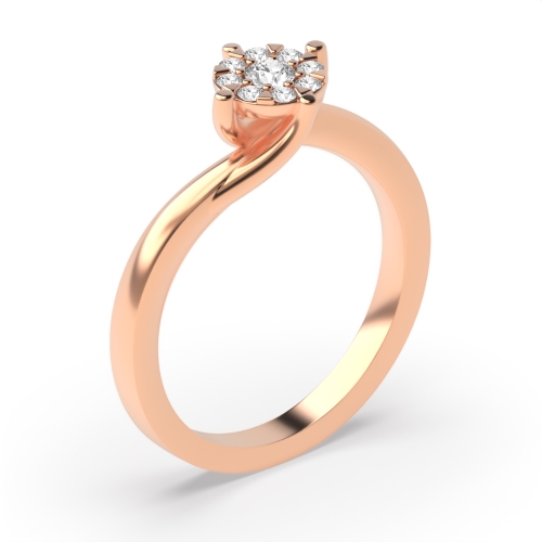 Buy 4 Prong Set Round Diamond Ring Buy From Abelini - Abelini