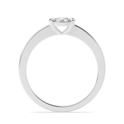 4 Prong Round Enamored Naturally Mined Diamond Engagement Rings