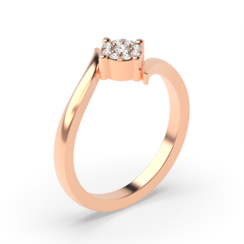 Buy 4 Prong Setting Round Diamond Ring London - Abelini