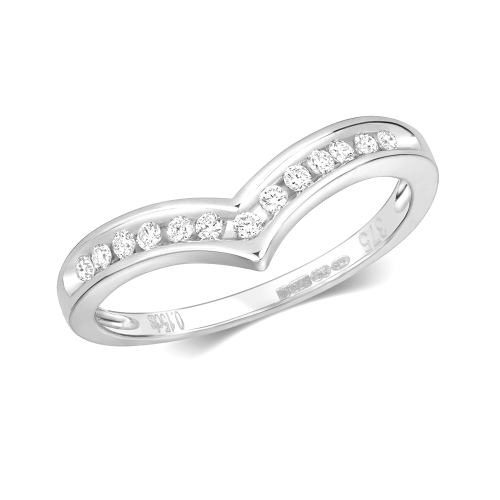 Channel Setting Round Magnificent Half Eternity Engagement Rings