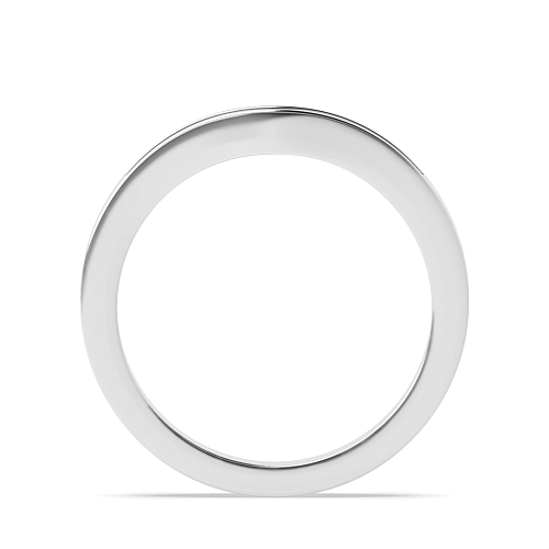 Channel Setting Round Wishbone baguette and Half Eternity Diamond Rings
