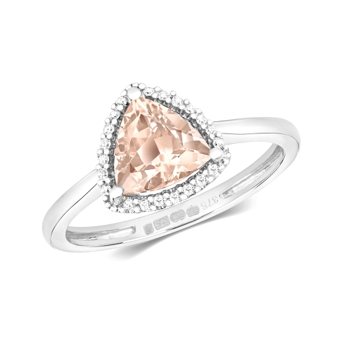 3 Prong Trillion Gemstone Engagement Rings