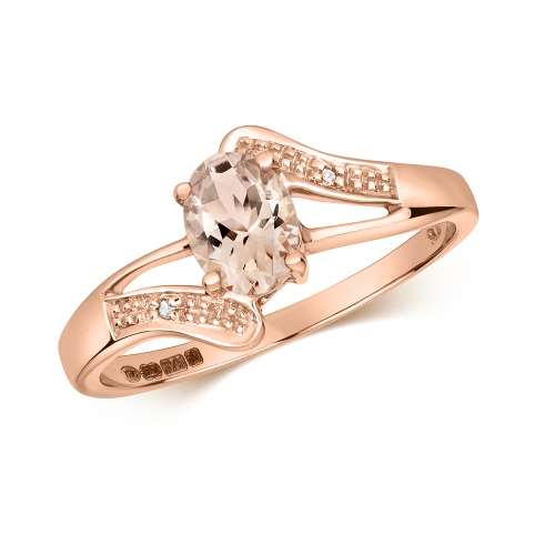 4 Prong Oval Rose Gold Iconic Lab Grown Diamond Engagement Rings