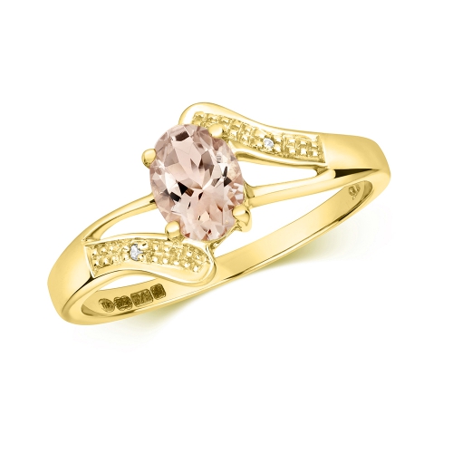 4 Prong Oval Yellow Gold Iconic Lab Grown Diamond Engagement Rings