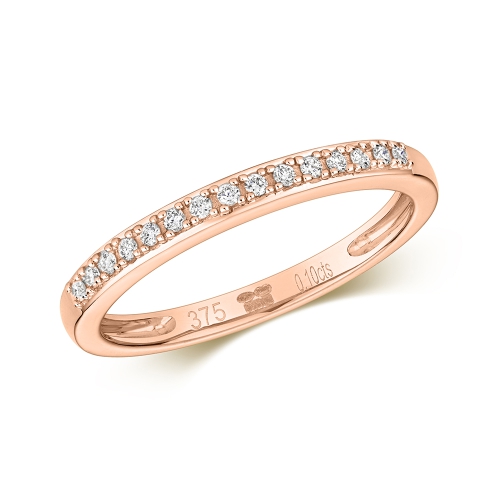 4 Prong Setting Half Eternity Round Diamond Ring Buy Online