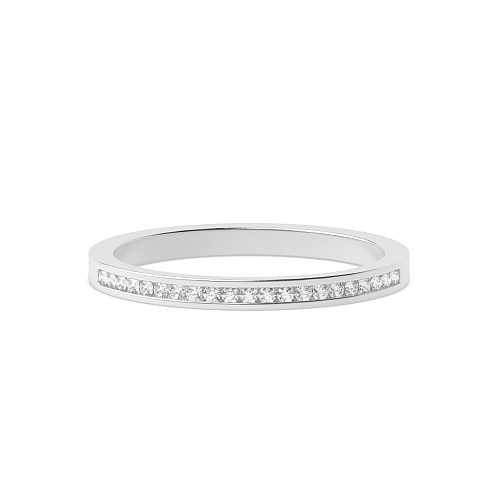 Channel Setting Round Star solo Diamond Rings