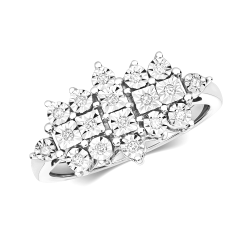 3 Prong Round Engagement Rings