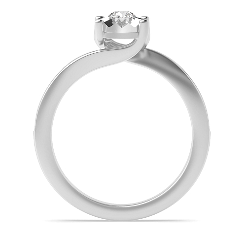 4 Prong Round Whisperfade Engagement Rings