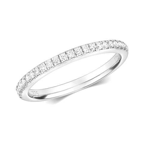 Buy 4 Prong Setting Round Diamond Full Eternity Ring - Abelini