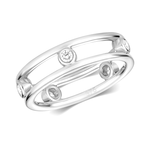 Purchase Bezel Setting Round Diamond Designer Ring - Abelini
