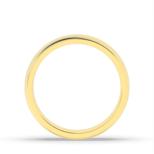 Yellow Gold Gleam path Plain Ring Wedding Rings & Bands