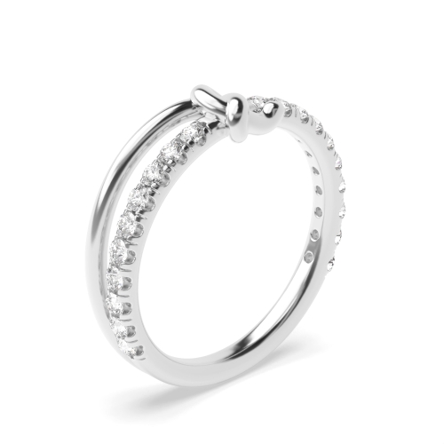 Buy Prong Setting Round Shape Diamond Eternity Ring - Abelini