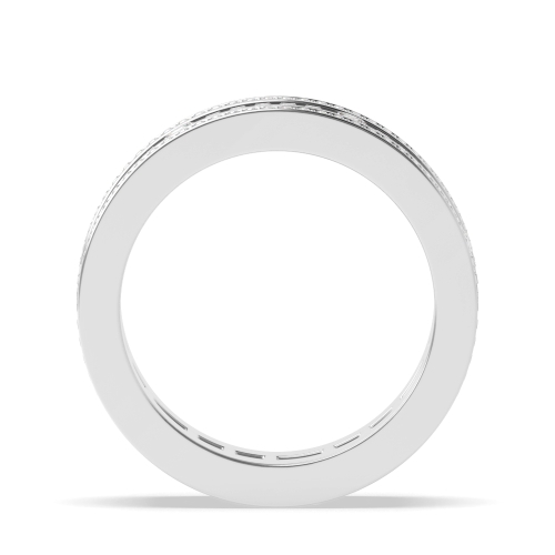 Channel Setting Round/Baguette Echo Optic Full Eternity Diamond Ring