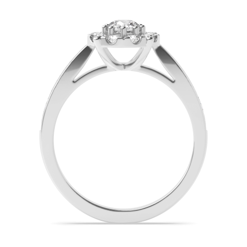 4 Prong Round hao Engagement Rings