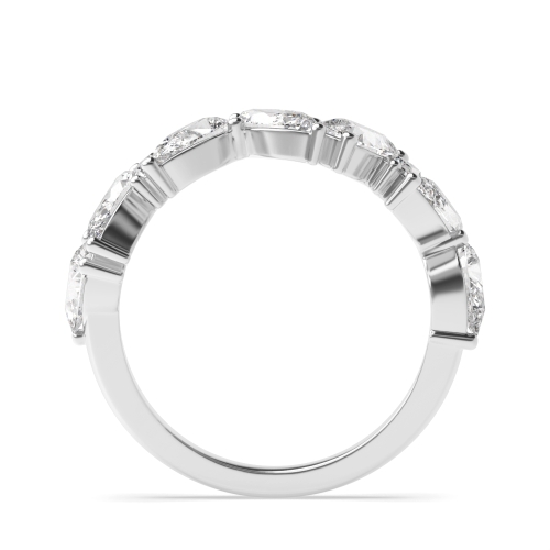 3 Prong Marquise/Baguette Eternity Diamond Ring