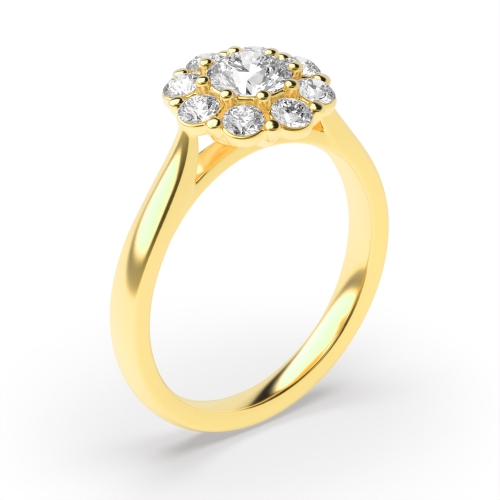 Buy Prong Setting Round Shape Diamond Wedding Ring - Abelini
