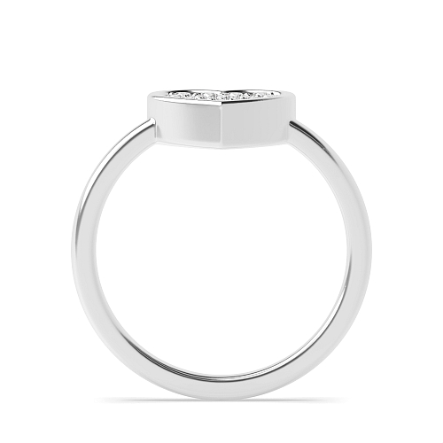 Pave Setting Round Timelessradiance Moissanite Engagement Rings