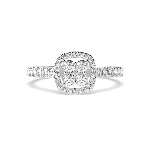 Round Heirloom Moissanite Engagement Rings