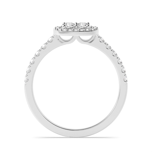 Round Heirloom Moissanite Engagement Rings
