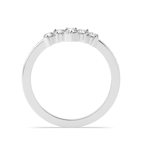 3 Prong Round Wishbone Engagement Rings