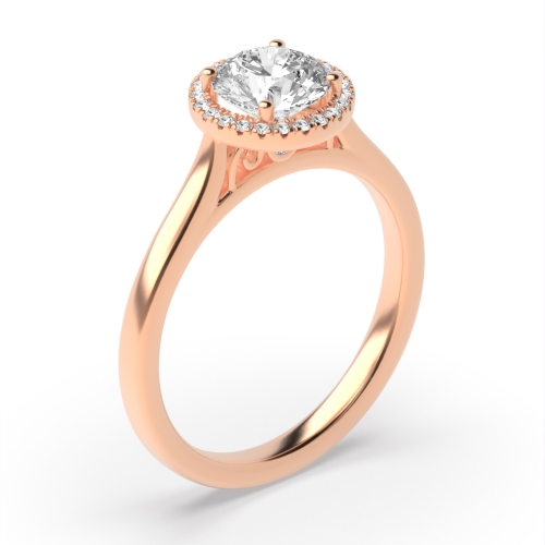 4 prong setting round shape a stunning round brilliant cut diamond halo ring