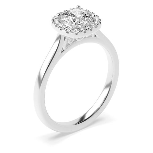 Cushion High set Engagement Rings