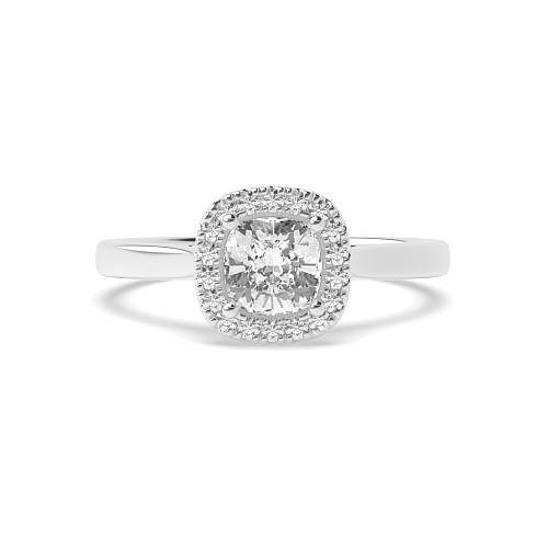 Cushion High set Engagement Rings