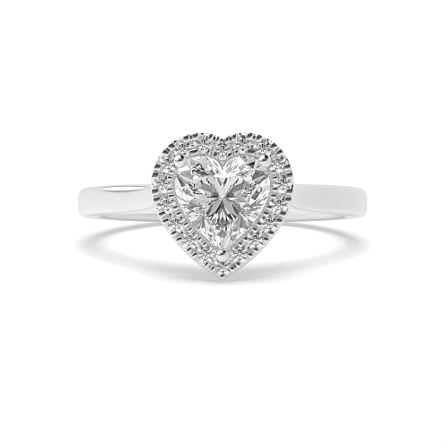 Prong Heart High set Engagement Rings