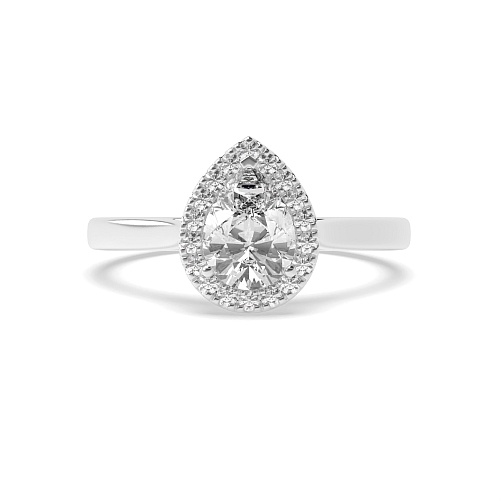 Prong Pear High set Engagement Rings